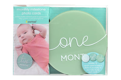 acrylic milestone photo cards