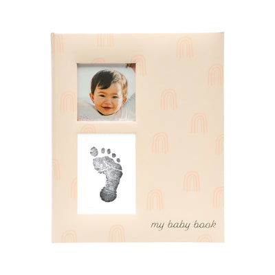 blush rainbow baby book