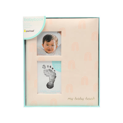 blush rainbow baby book