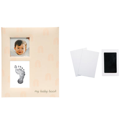 blush rainbow baby book