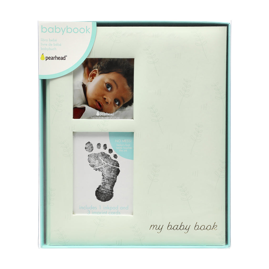 Newborn Milestone Photo Frame Kids Footprint Ink Pad Baby