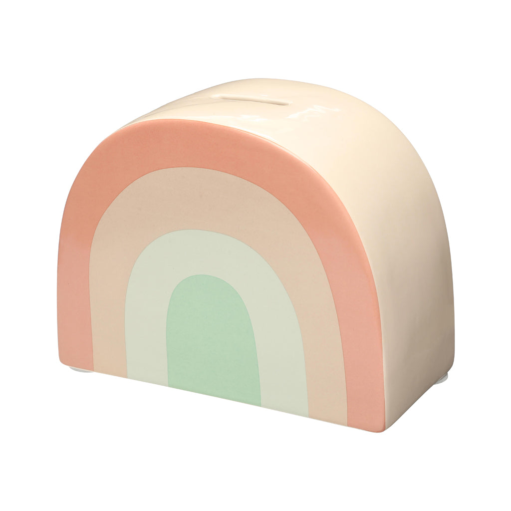 ceramic rainbow bank