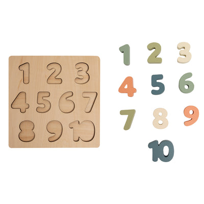 wooden numbers puzzle