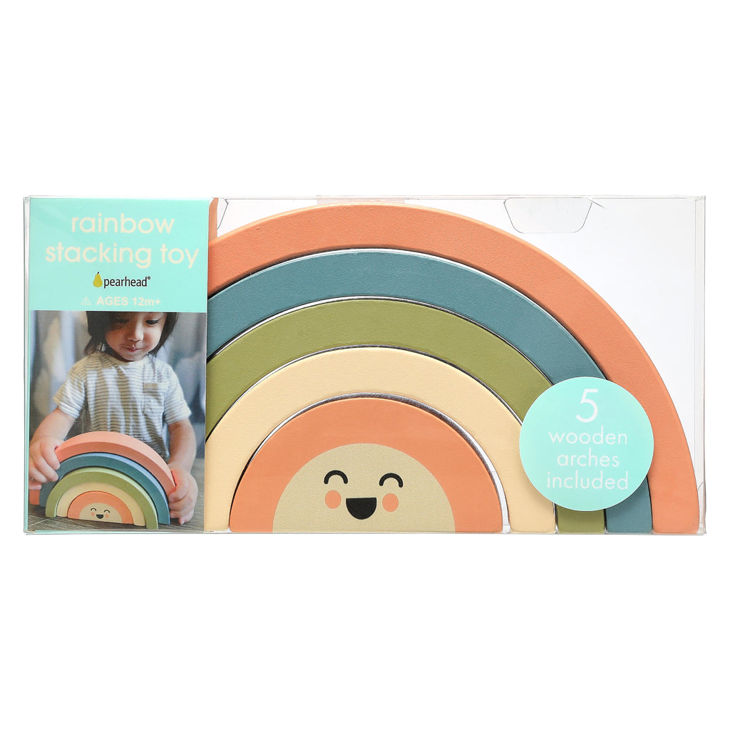 Rainbow wooden stacking toy online