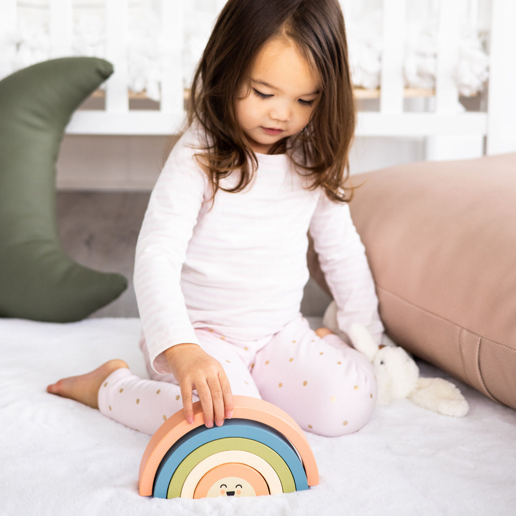 rainbow stacking toy