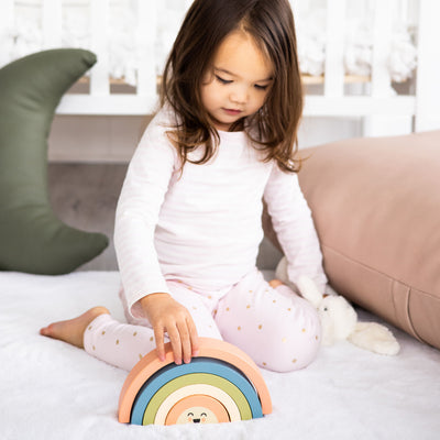 rainbow stacking toy