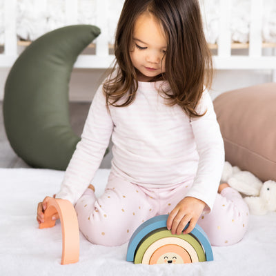 rainbow stacking toy