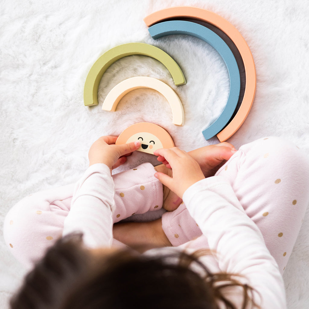 rainbow stacking toy