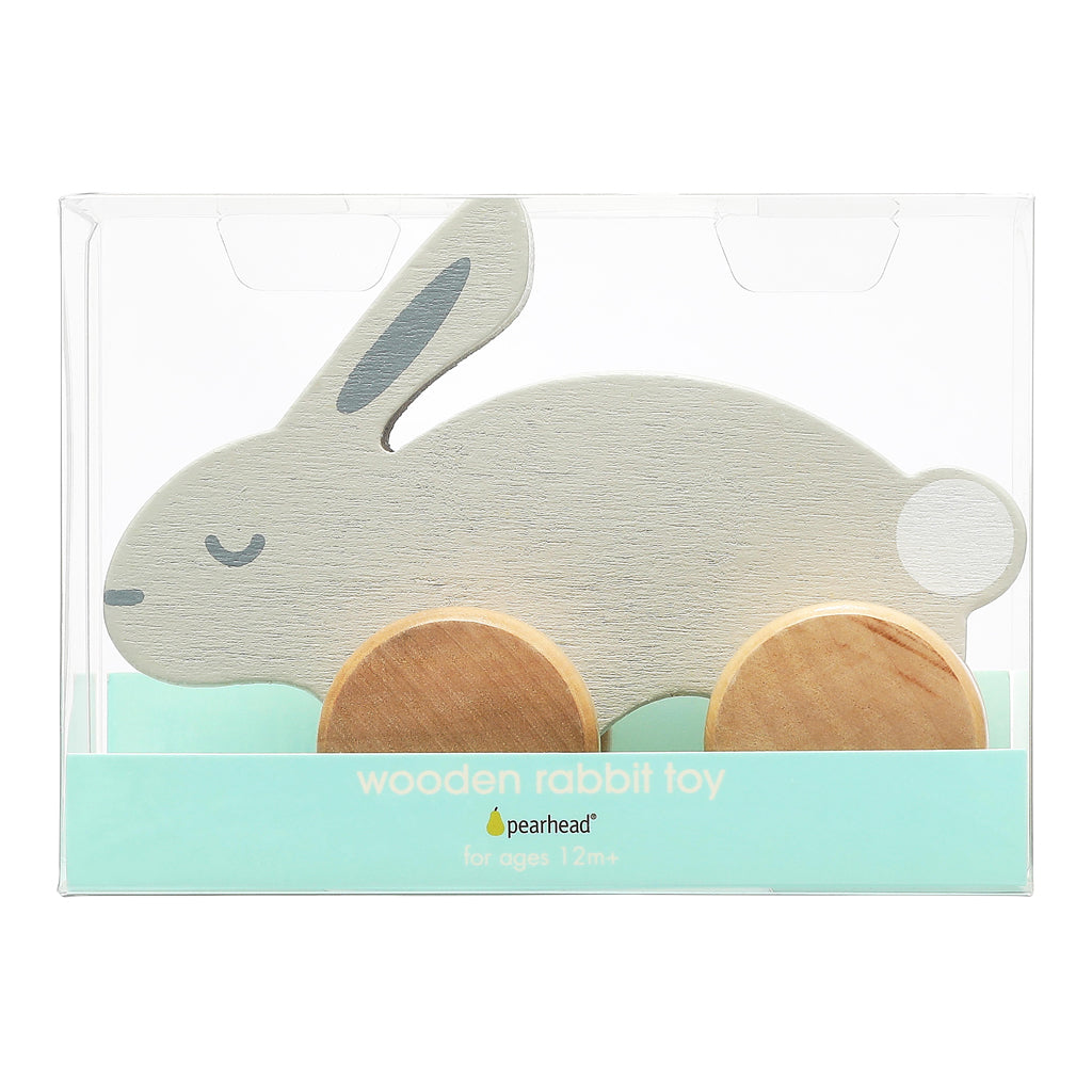 wooden rabbit toy