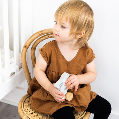 wooden rabbit toy