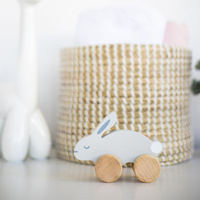 wooden rabbit toy