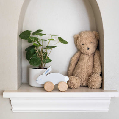 wooden rabbit toy