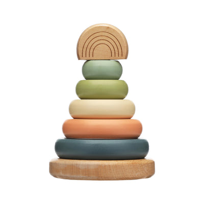 wooden stacking toy