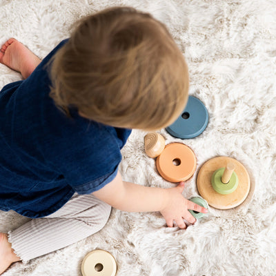 wooden stacking toy