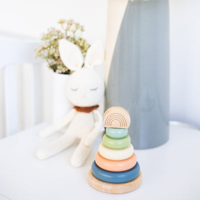wooden stacking toy