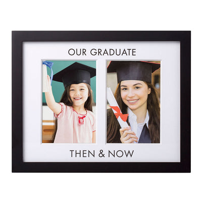 Pearhead's graduation then and now frame