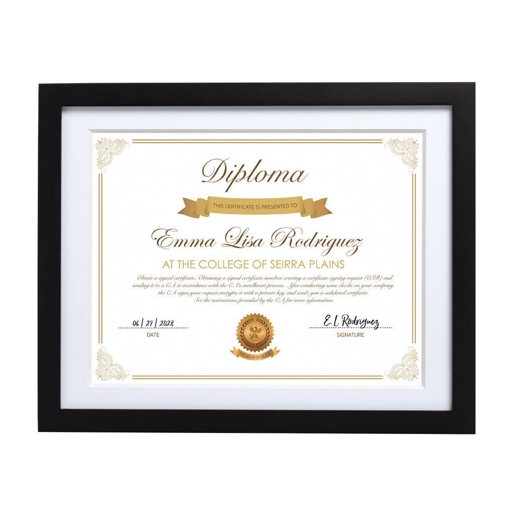 diploma frame