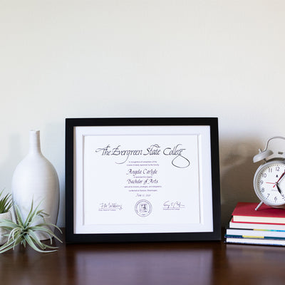 diploma frame